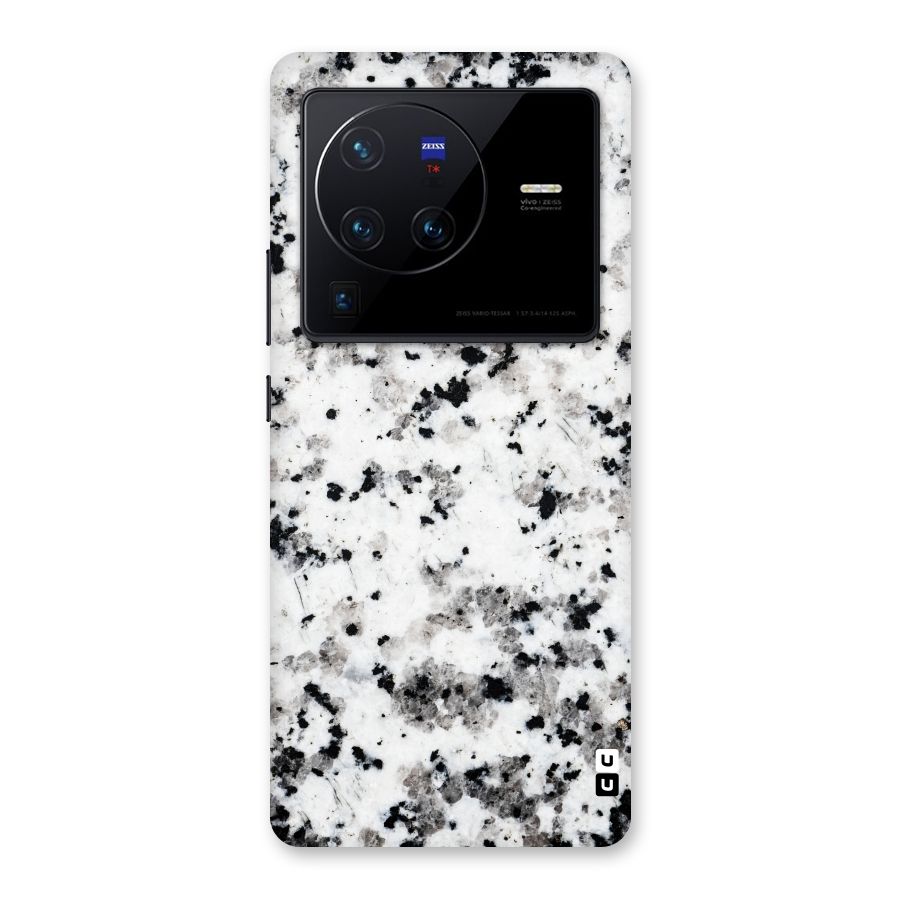 Charcoal Spots Marble Back Case for Vivo X80 Pro