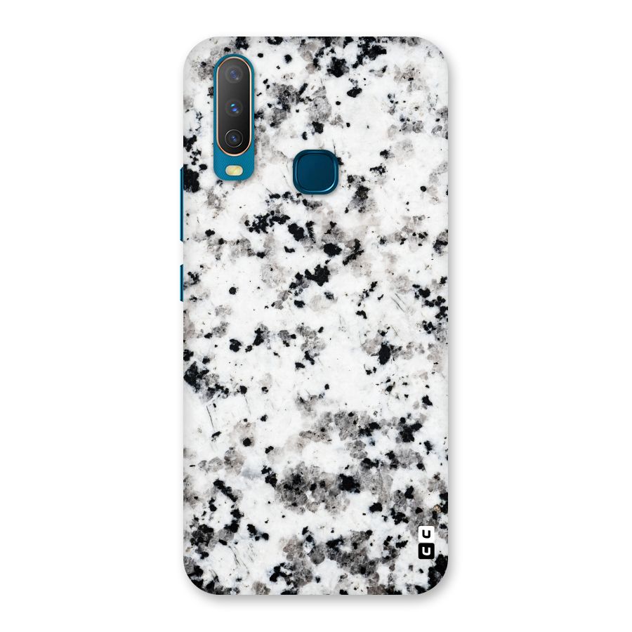 Charcoal Spots Marble Back Case for Vivo Y17
