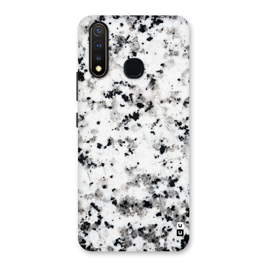 Charcoal Spots Marble Back Case for Vivo Y19