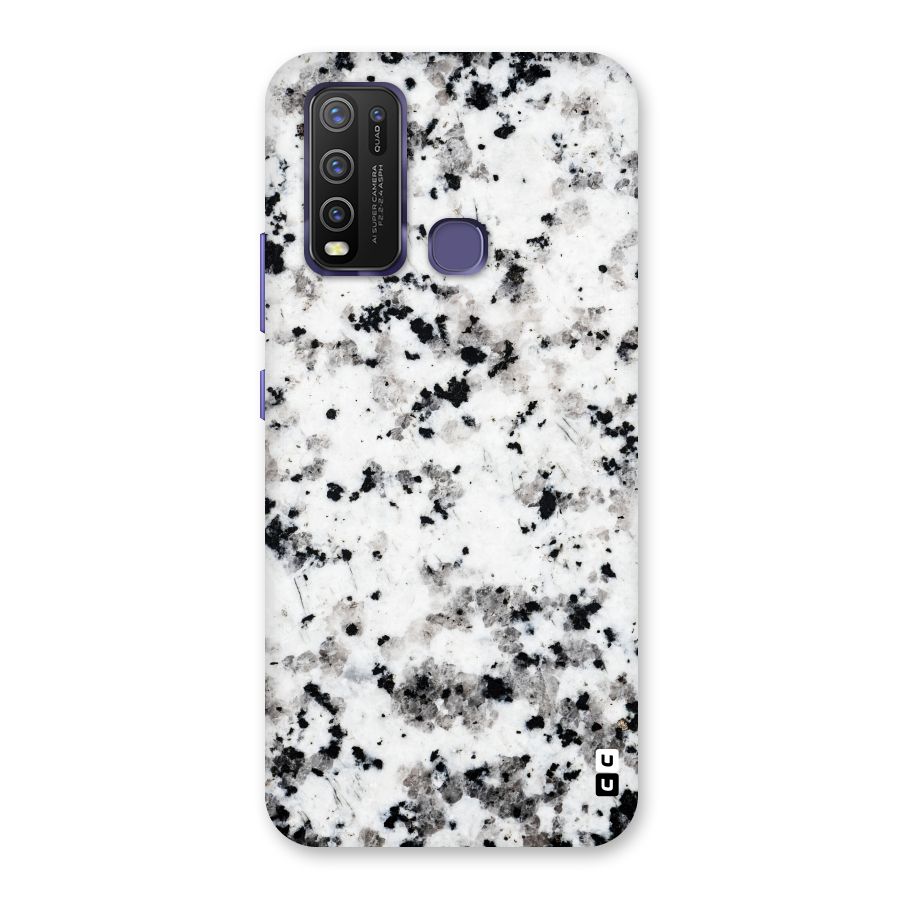 Charcoal Spots Marble Back Case for Vivo Y50
