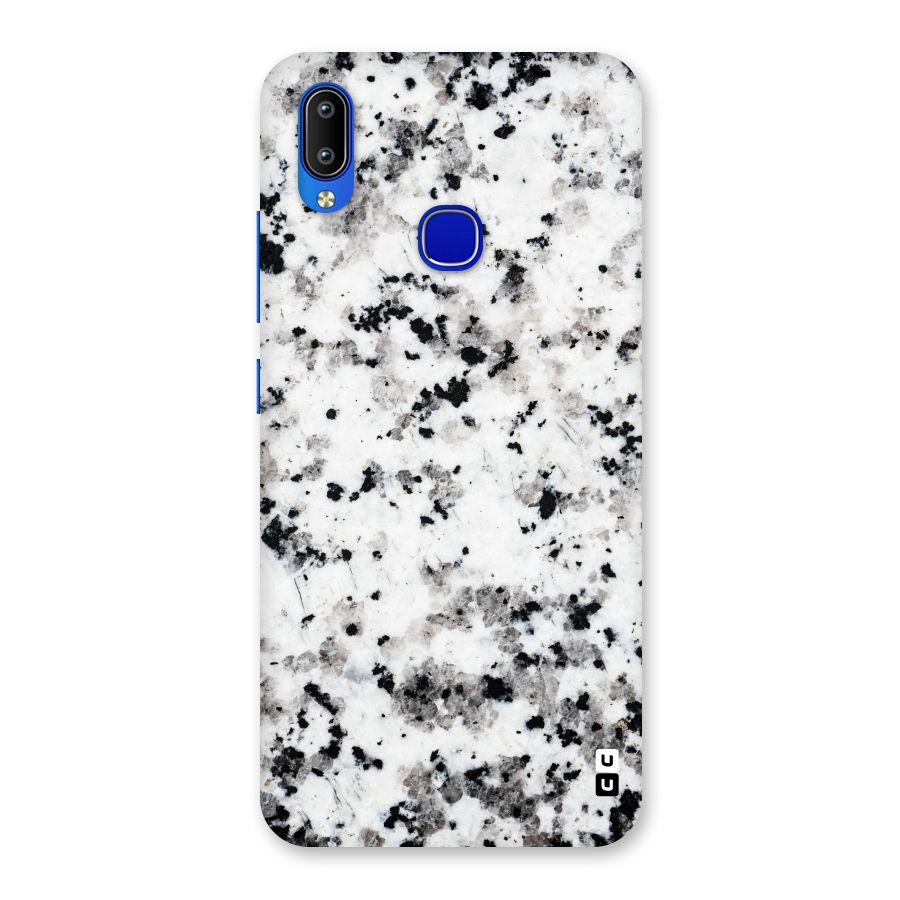 Charcoal Spots Marble Back Case for Vivo Y91