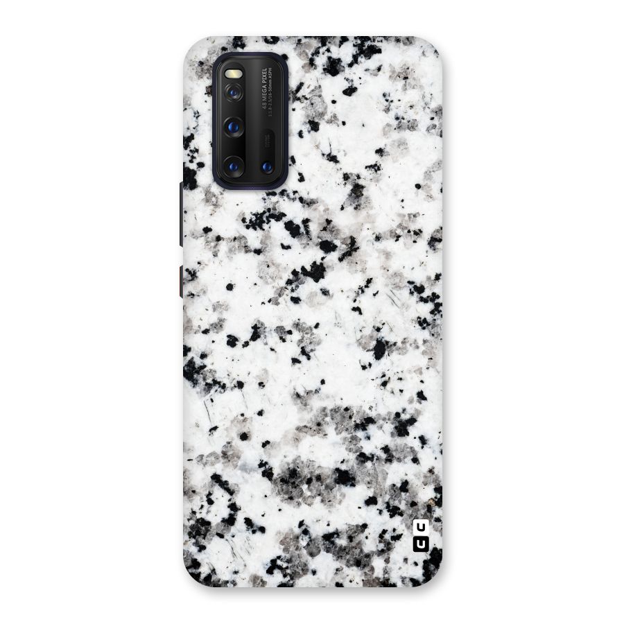 Charcoal Spots Marble Back Case for Vivo iQOO 3