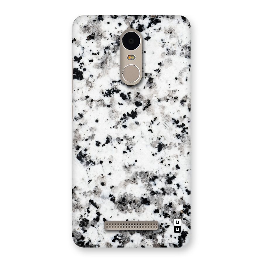 Charcoal Spots Marble Back Case for Xiaomi Redmi Note 3