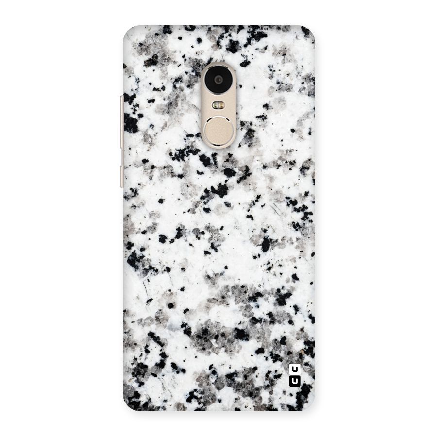 Charcoal Spots Marble Back Case for Xiaomi Redmi Note 4