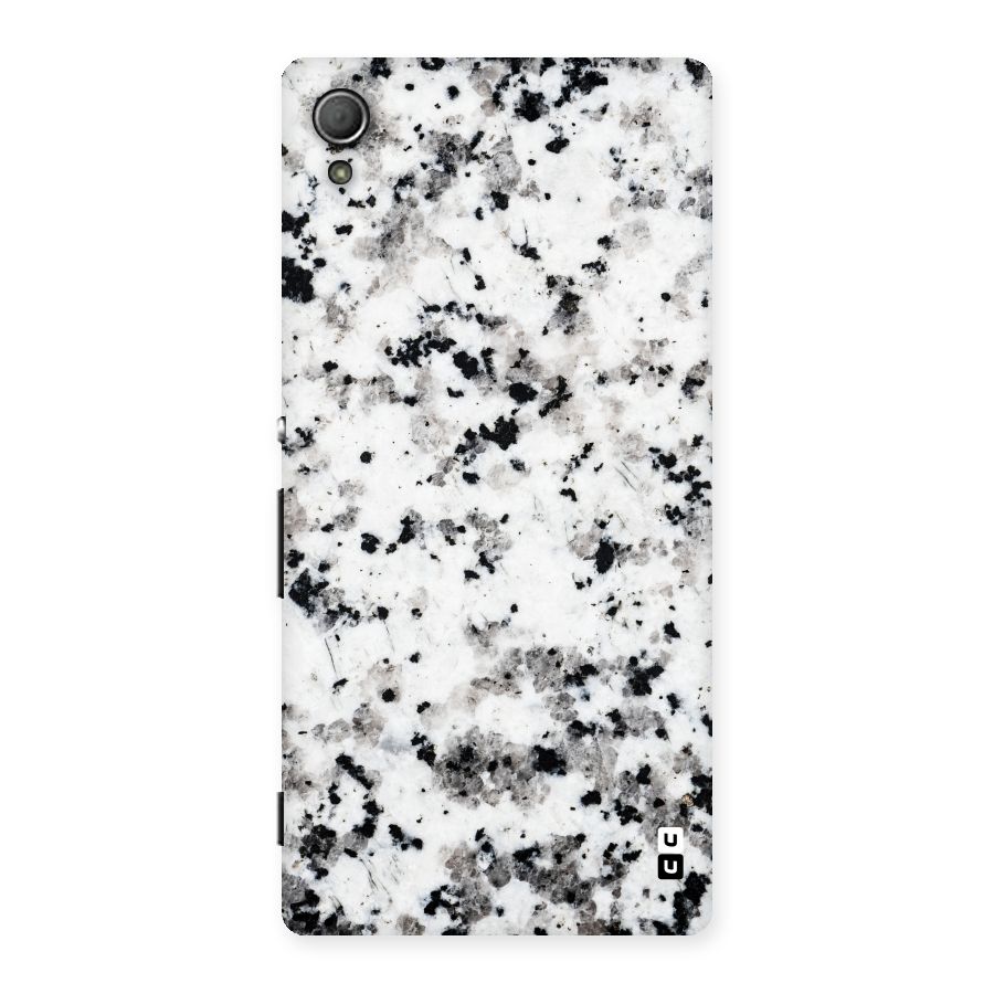 Charcoal Spots Marble Back Case for Xperia Z3 Plus