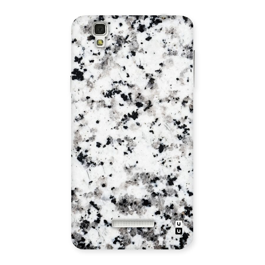 Charcoal Spots Marble Back Case for YU Yureka Plus