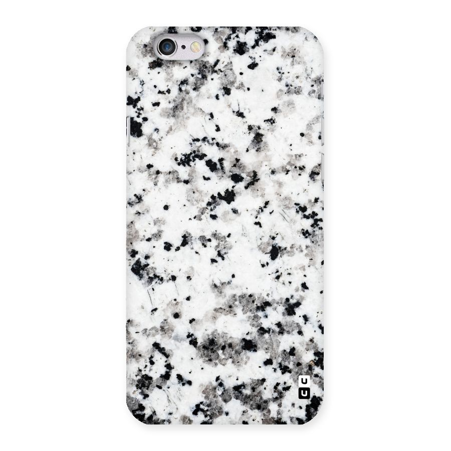 Charcoal Spots Marble Back Case for iPhone 6 6S