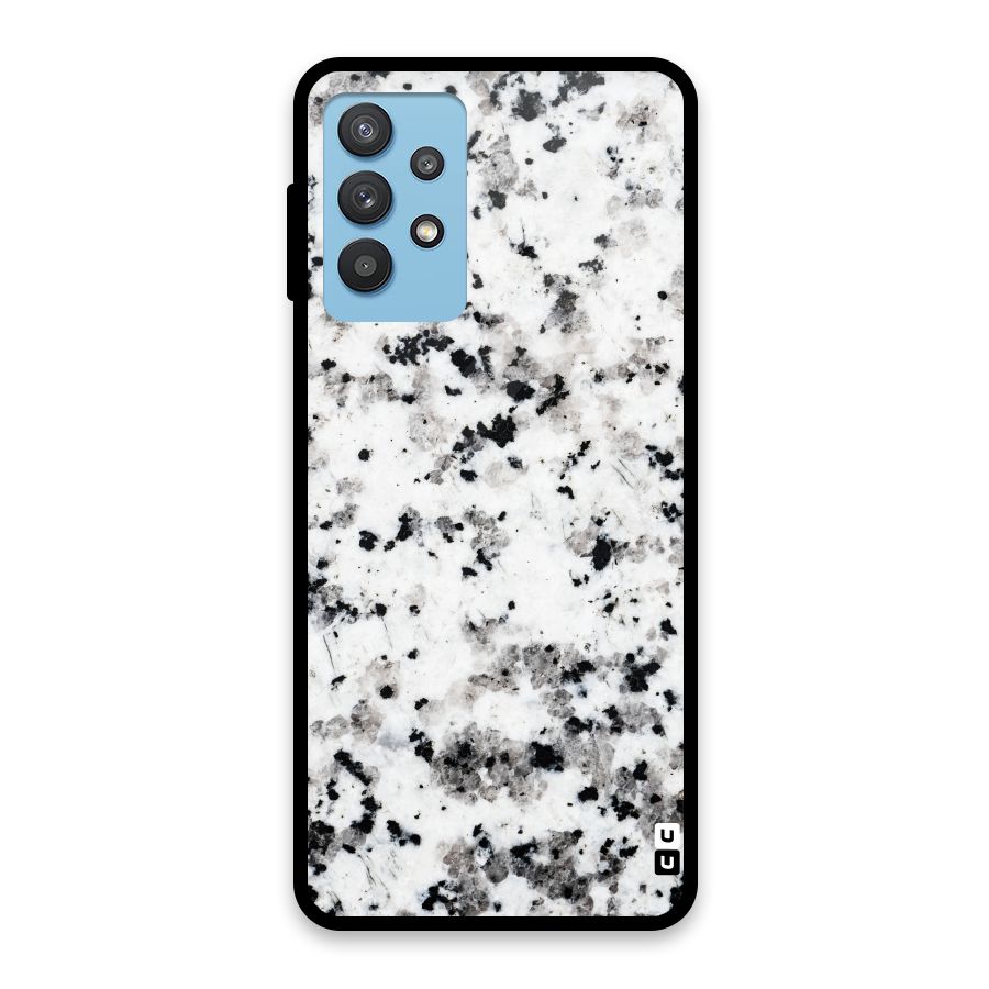 Charcoal Spots Marble Glass Back Case for Galaxy M32 5G