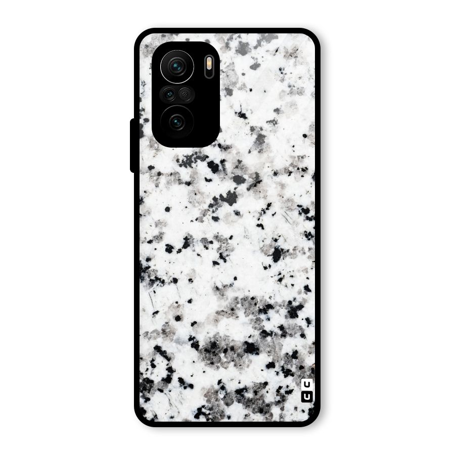 Charcoal Spots Marble Glass Back Case for Mi 11X Pro
