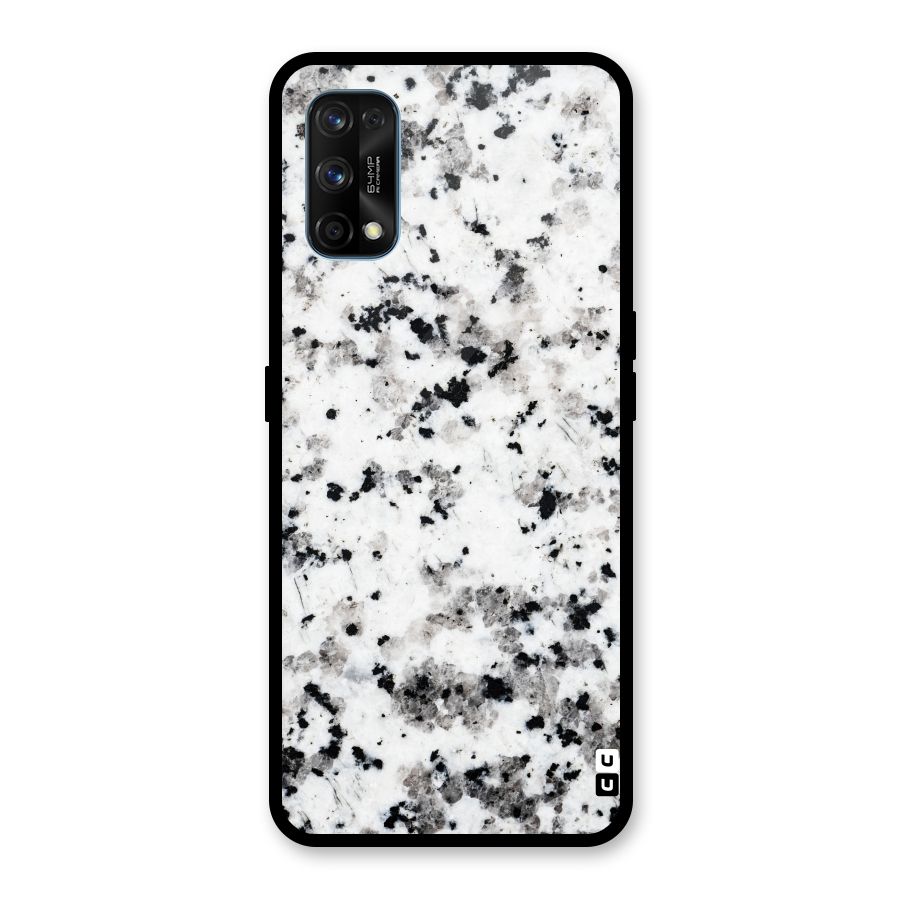 Charcoal Spots Marble Glass Back Case for Realme 7 Pro