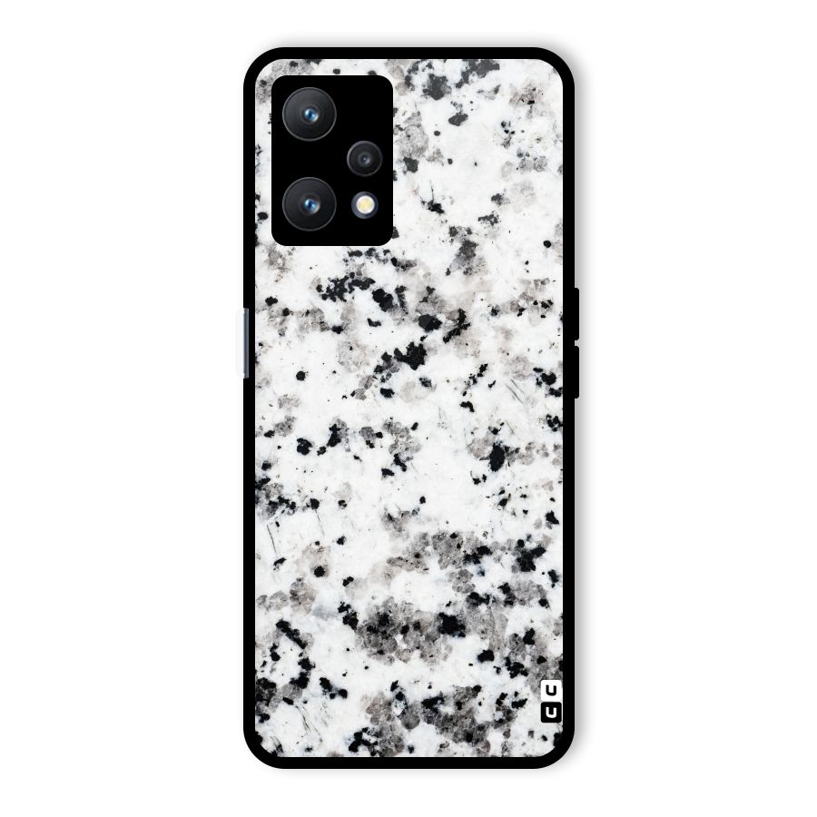 Charcoal Spots Marble Glass Back Case for Realme 9 Pro 5G