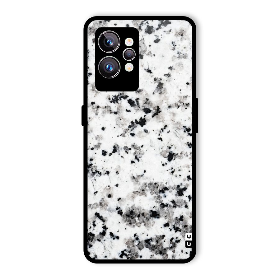 Charcoal Spots Marble Glass Back Case for Realme GT2 Pro