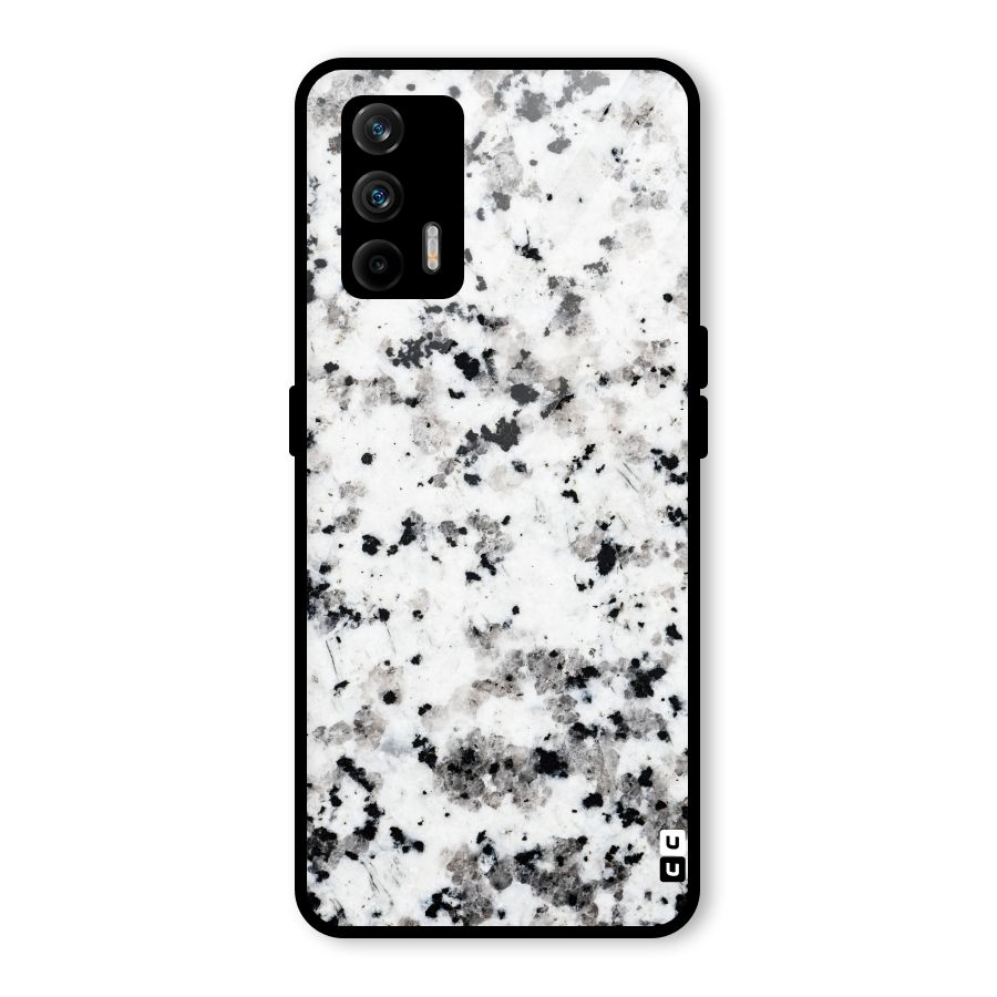 Charcoal Spots Marble Glass Back Case for Realme GT 5G
