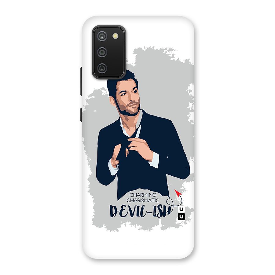 Charming Charismatic Lucifer Back Case for Galaxy M02s