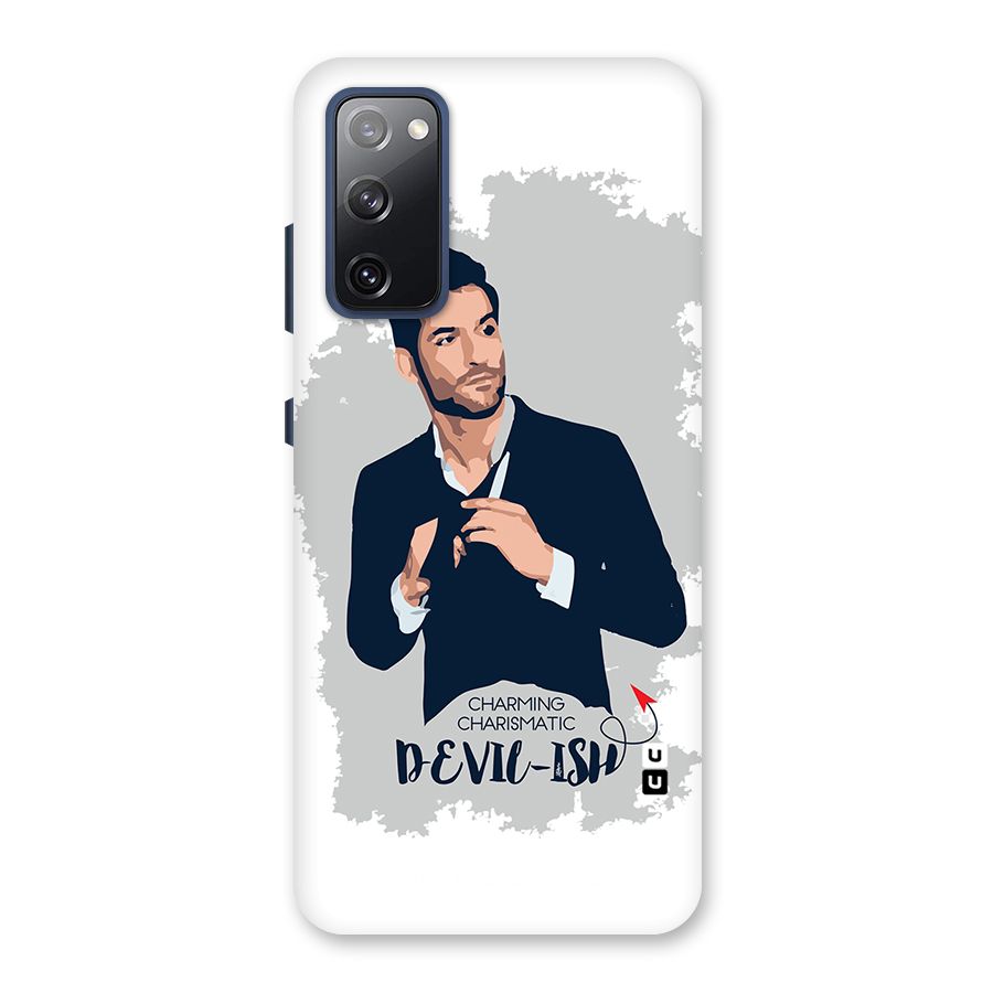 Charming Charismatic Lucifer Back Case for Galaxy S20 FE