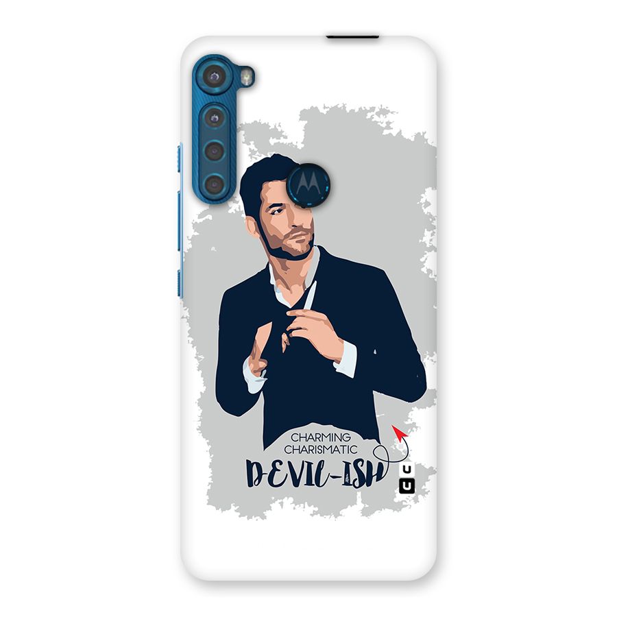 Charming Charismatic Lucifer Back Case for Motorola One Fusion Plus