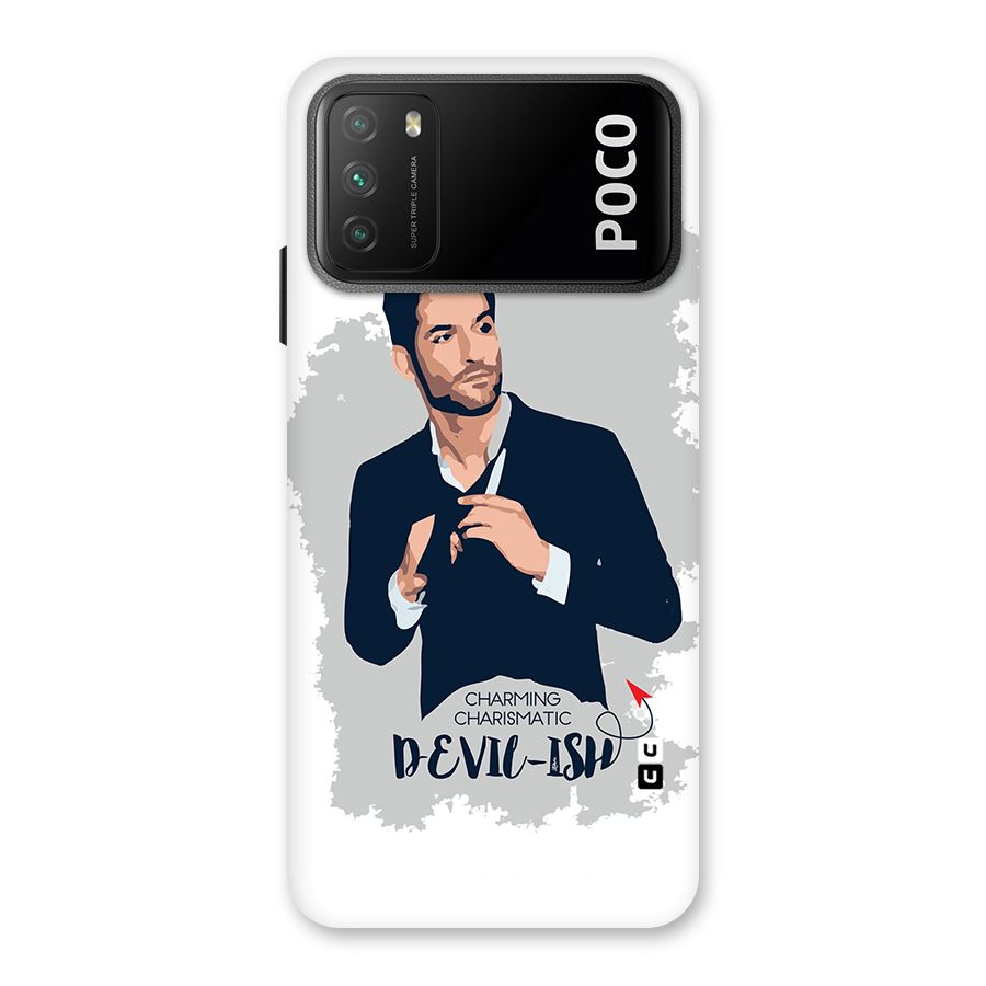 Charming Charismatic Lucifer Back Case for Poco M3