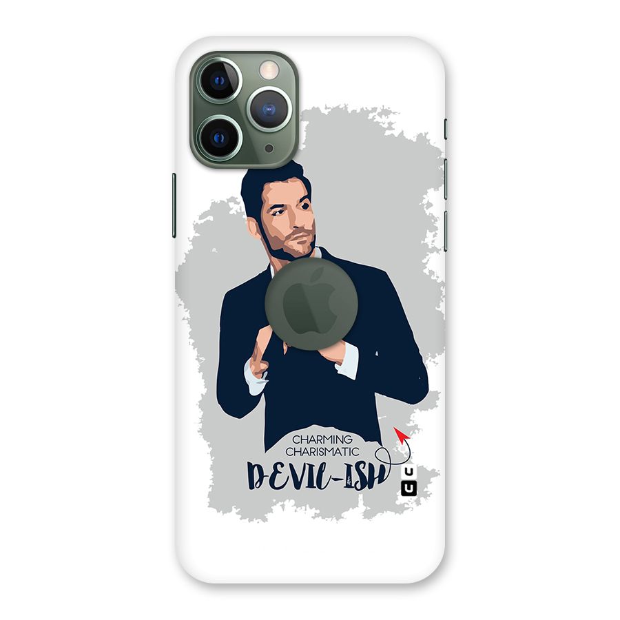 Charming Charismatic Lucifer Back Case for iPhone 11 Pro Logo  Cut