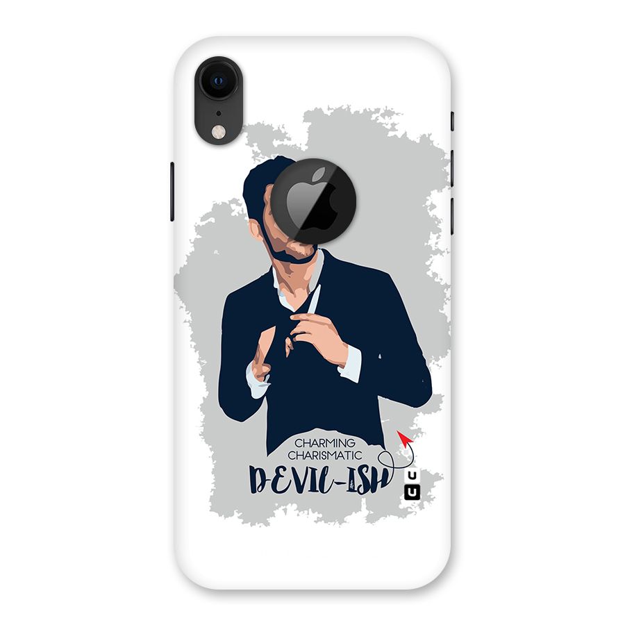 Charming Charismatic Lucifer Back Case for iPhone XR Logo Cut