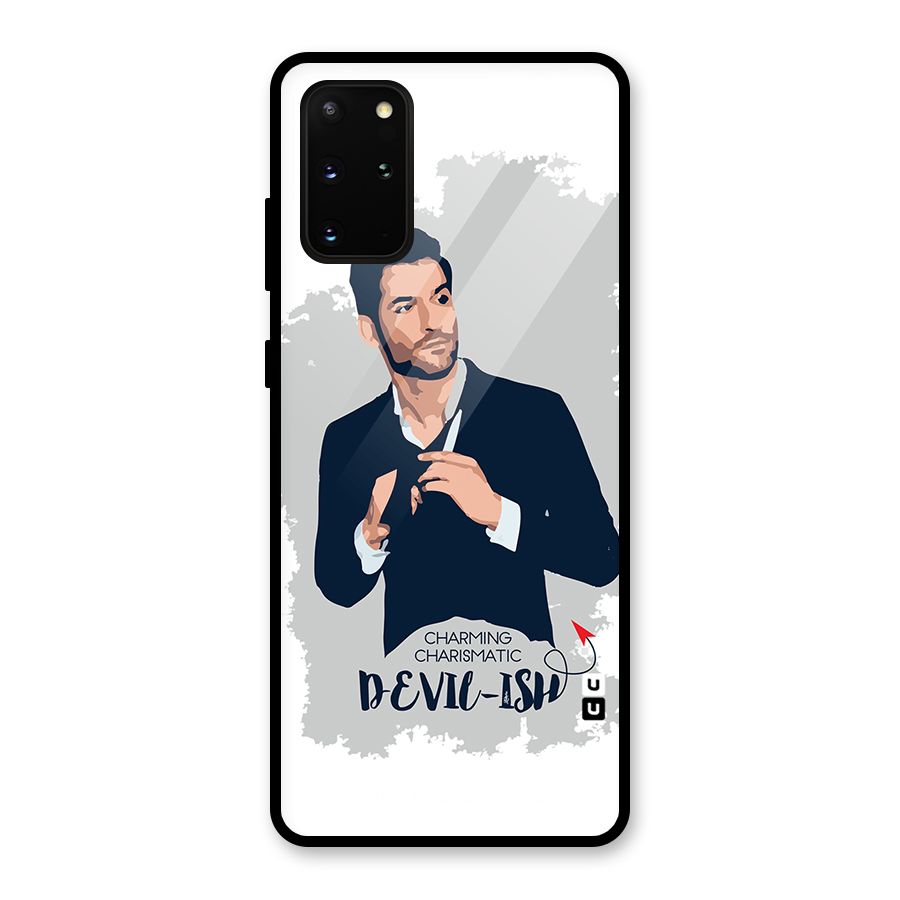 Charming Charismatic Lucifer Glass Back Case for Galaxy S20 Plus