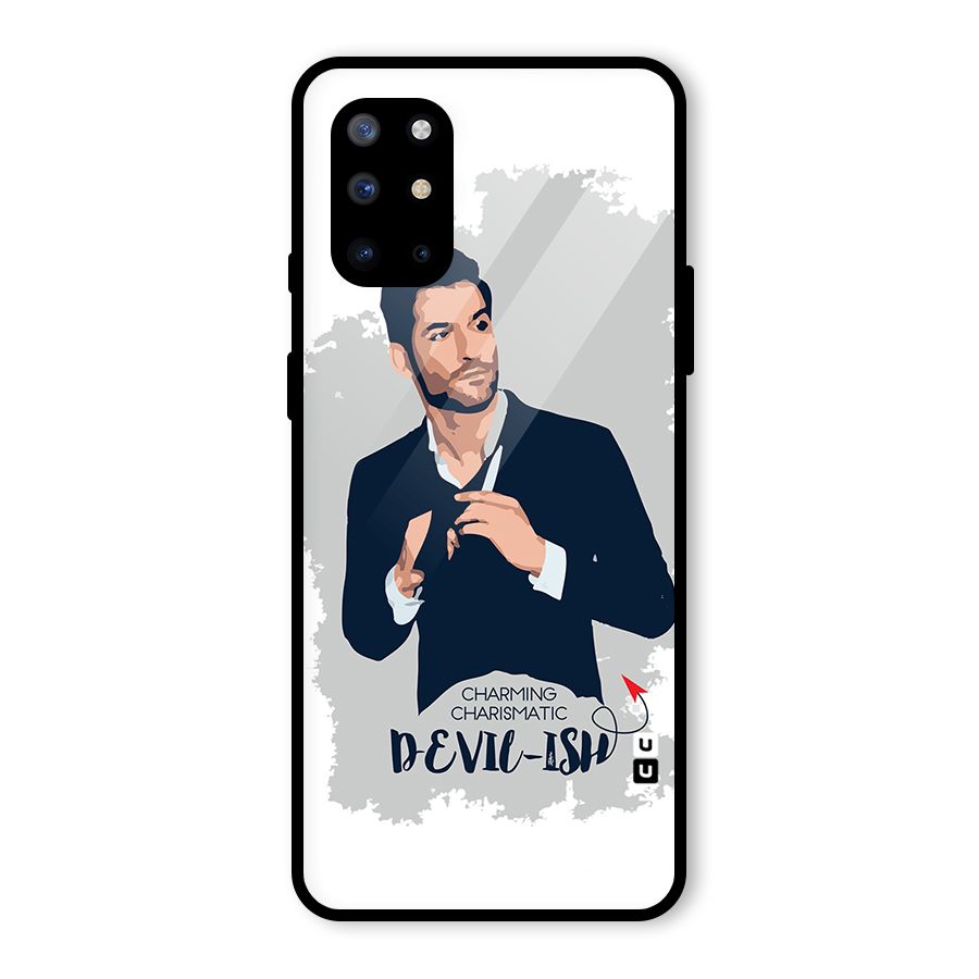 Charming Charismatic Lucifer Glass Back Case for OnePlus 8T