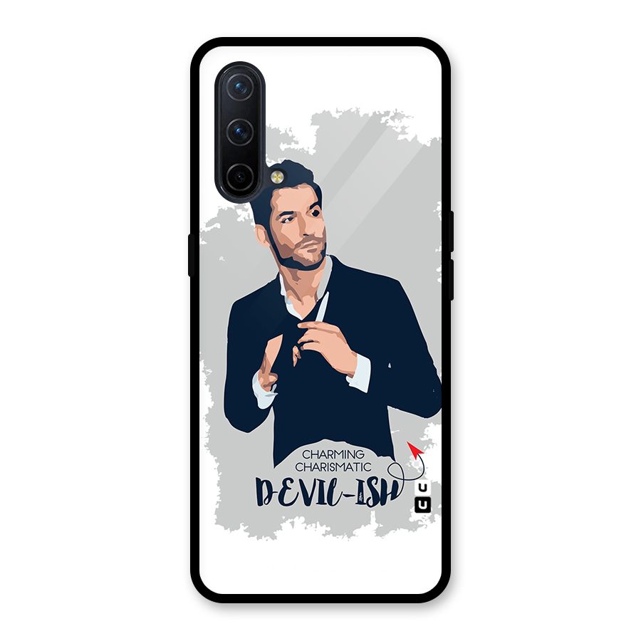 Charming Charismatic Lucifer Glass Back Case for OnePlus Nord CE 5G
