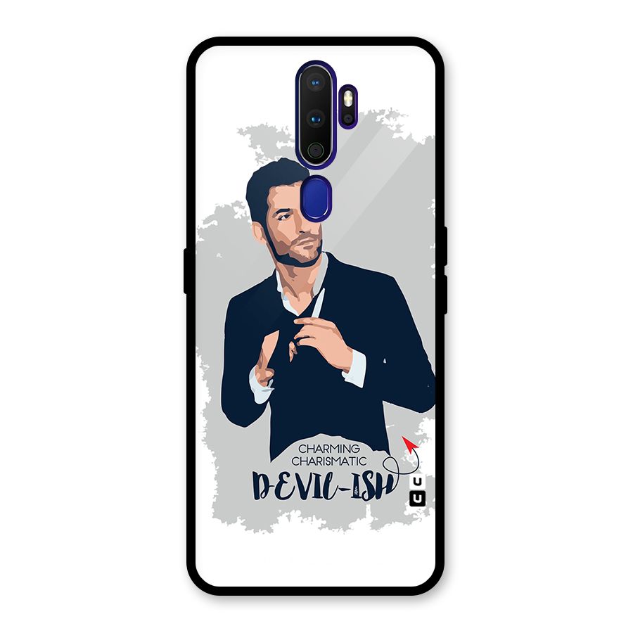 Charming Charismatic Lucifer Glass Back Case for Oppo A9 (2020)