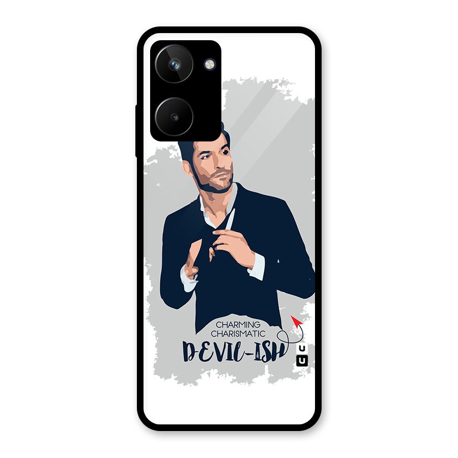 Charming Charismatic Lucifer Glass Back Case for Realme 10