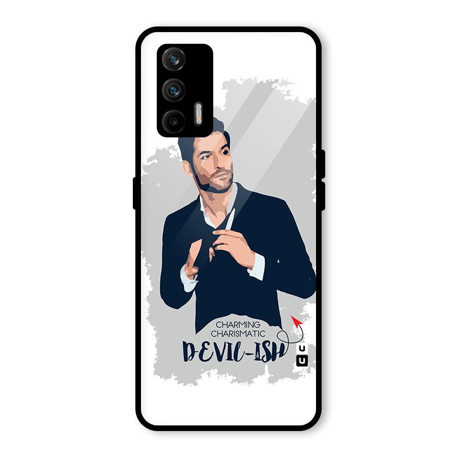 Charming Charismatic Lucifer Glass Back Case for Realme X7 Max