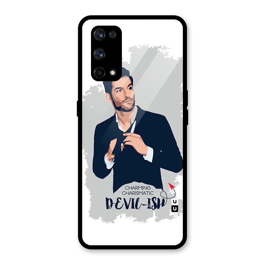 Charming Charismatic Lucifer Glass Back Case for Realme X7 Pro