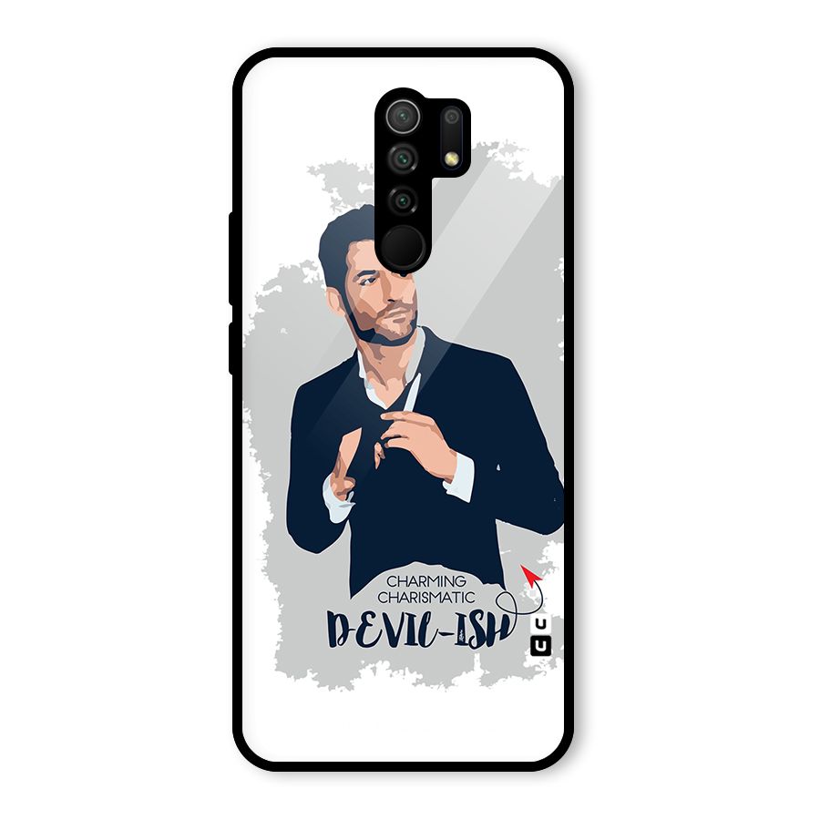 Charming Charismatic Lucifer Glass Back Case for Redmi 9 Prime