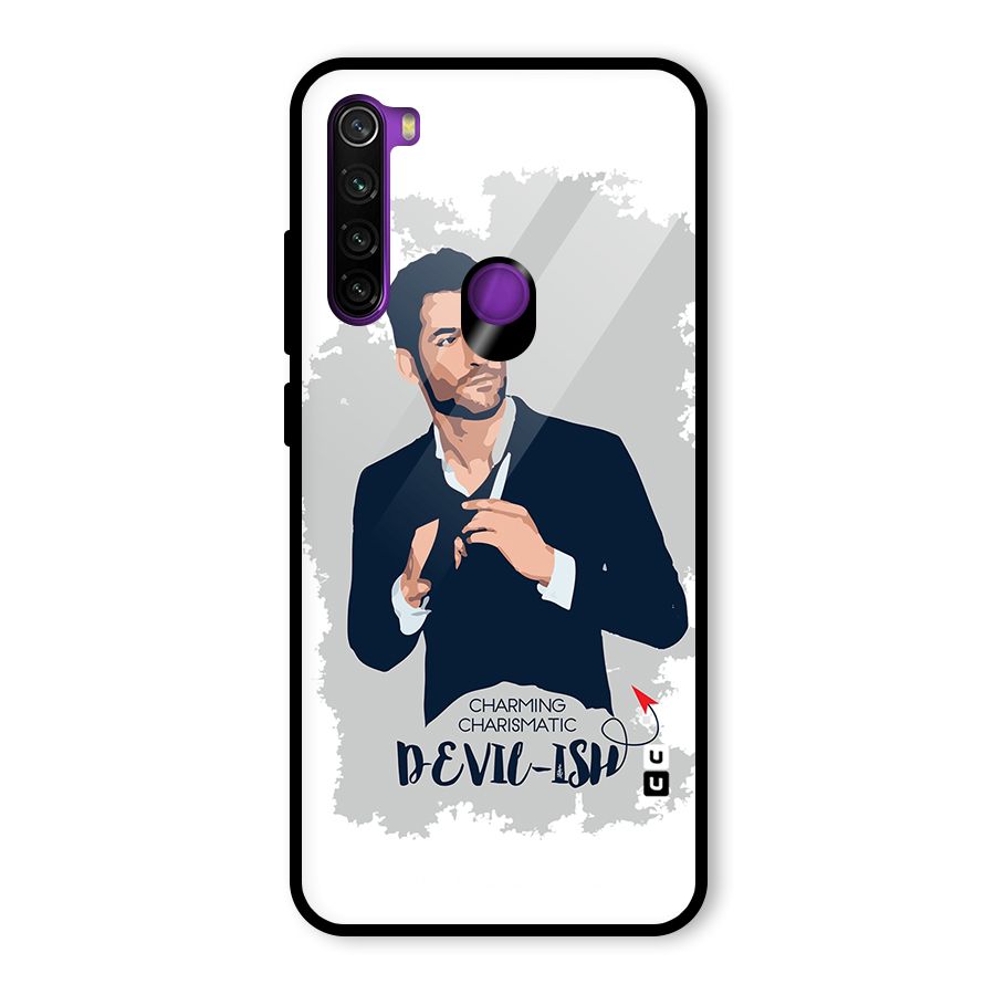 Charming Charismatic Lucifer Glass Back Case for Redmi Note 8