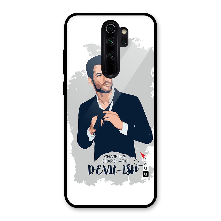 Charming Charismatic Lucifer Glass Back Case for Redmi Note 8 Pro