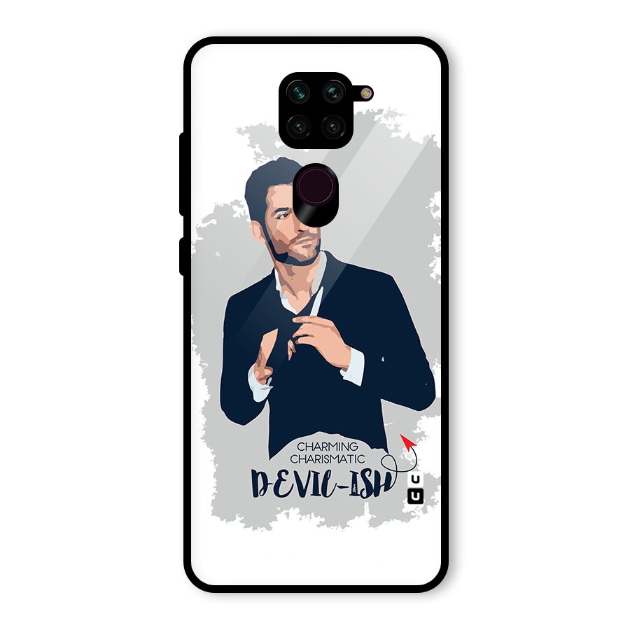 Charming Charismatic Lucifer Glass Back Case for Redmi Note 9