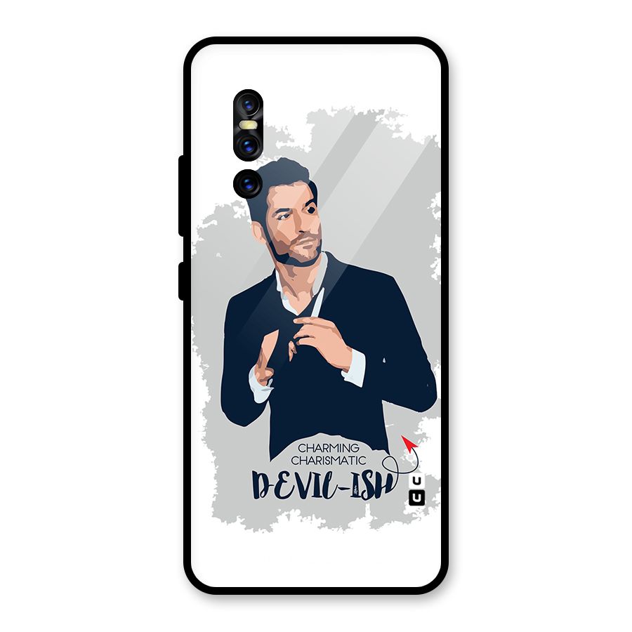 Charming Charismatic Lucifer Glass Back Case for Vivo V15 Pro