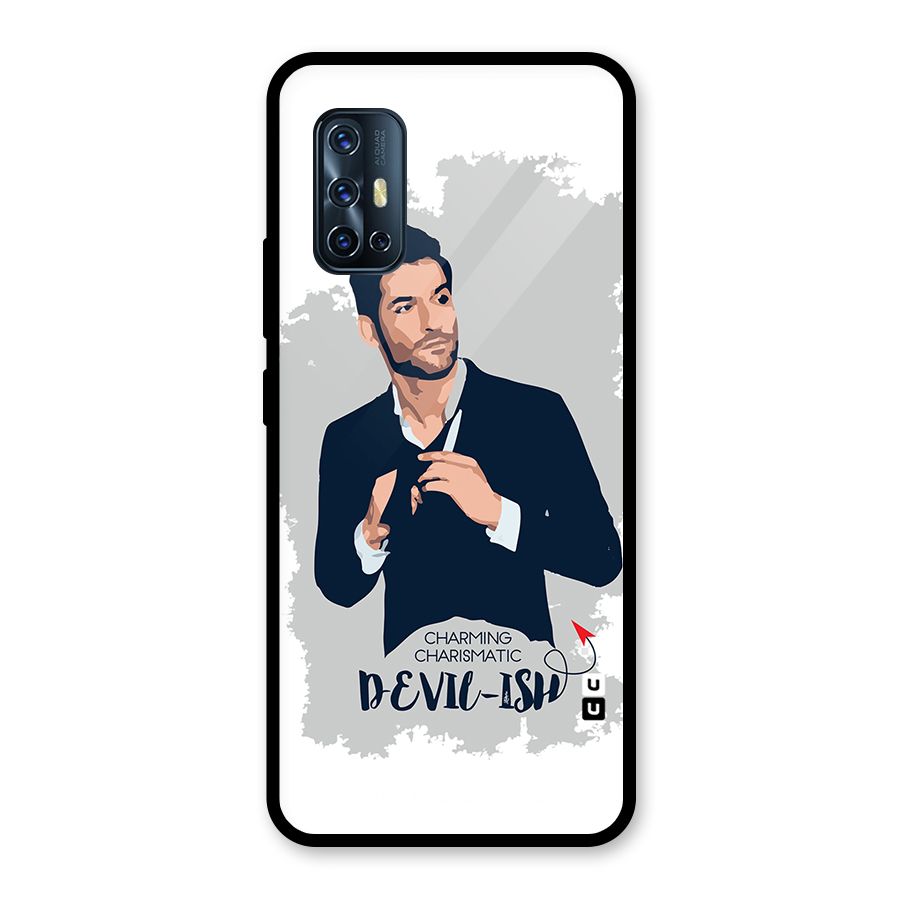 Charming Charismatic Lucifer Glass Back Case for Vivo V17