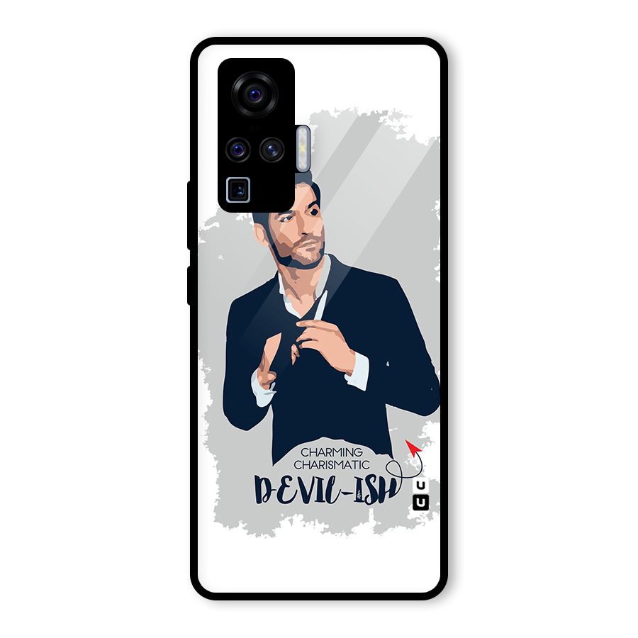 Charming Charismatic Lucifer Glass Back Case for Vivo X50 Pro