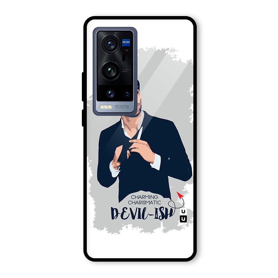 Charming Charismatic Lucifer Glass Back Case for Vivo X60 Pro Plus