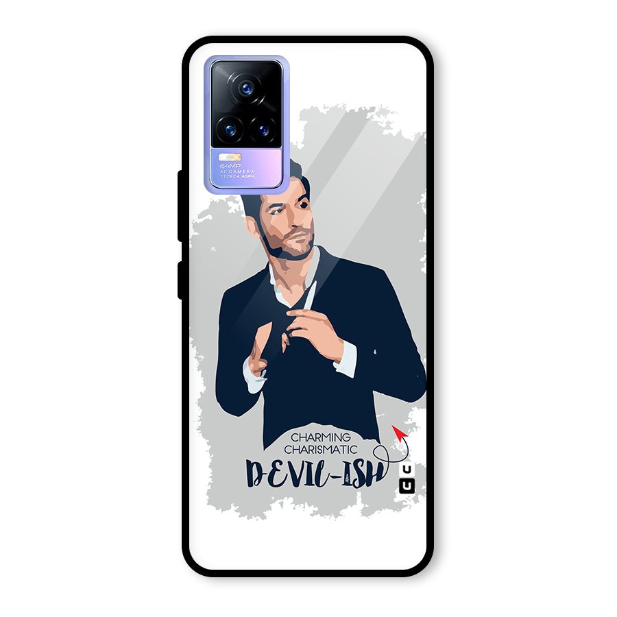 Charming Charismatic Lucifer Glass Back Case for Vivo Y73