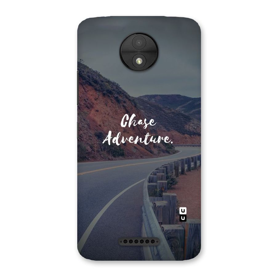 Chase Adventure Back Case for Moto C