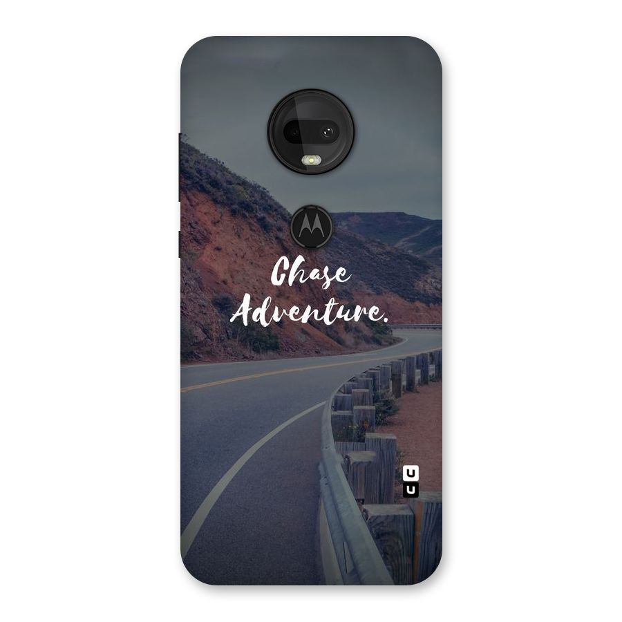 Chase Adventure Back Case for Moto G7
