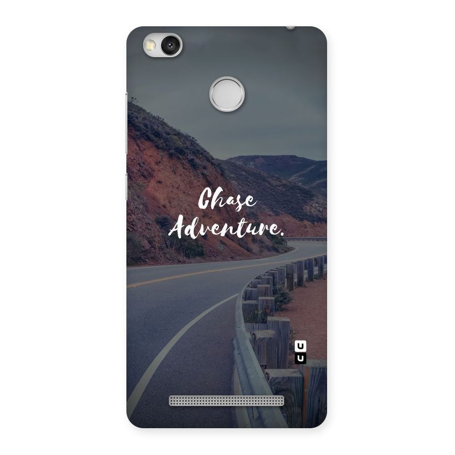 Chase Adventure Back Case for Redmi 3S Prime