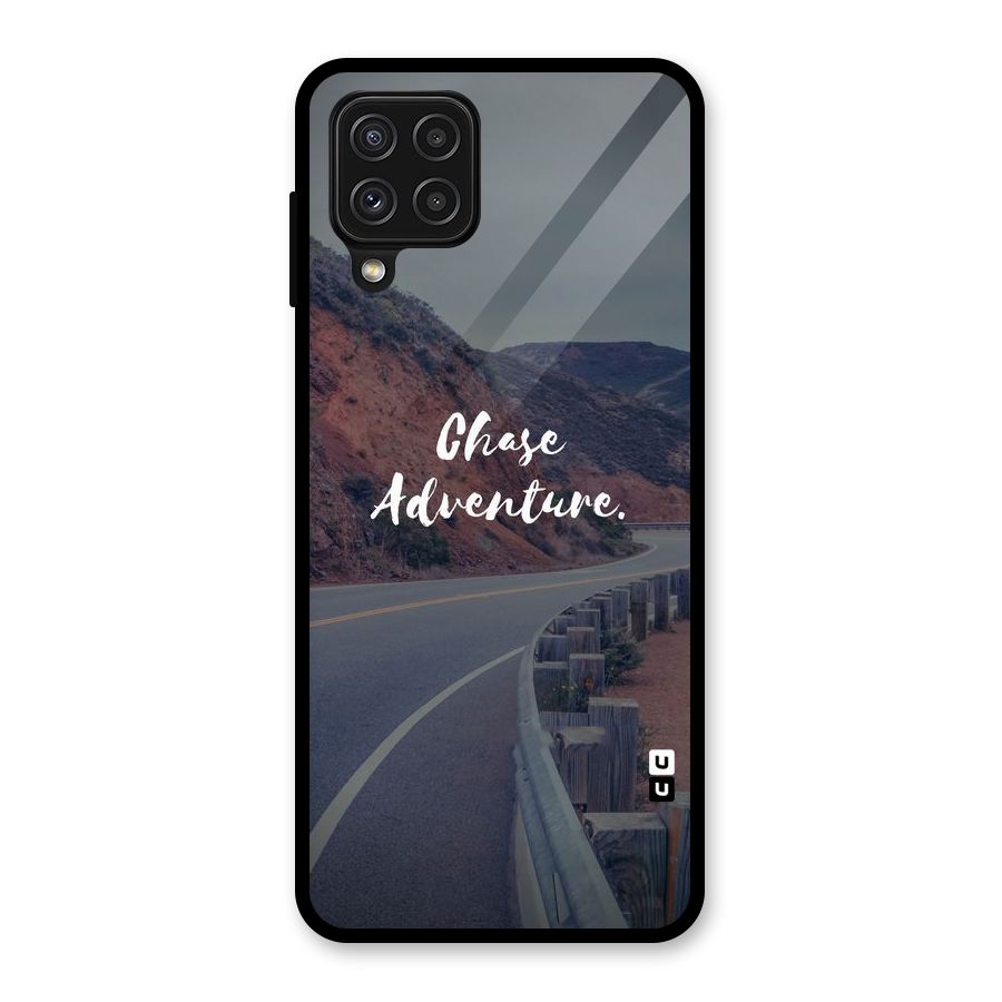 Chase Adventure Glass Back Case for Galaxy A22 4G