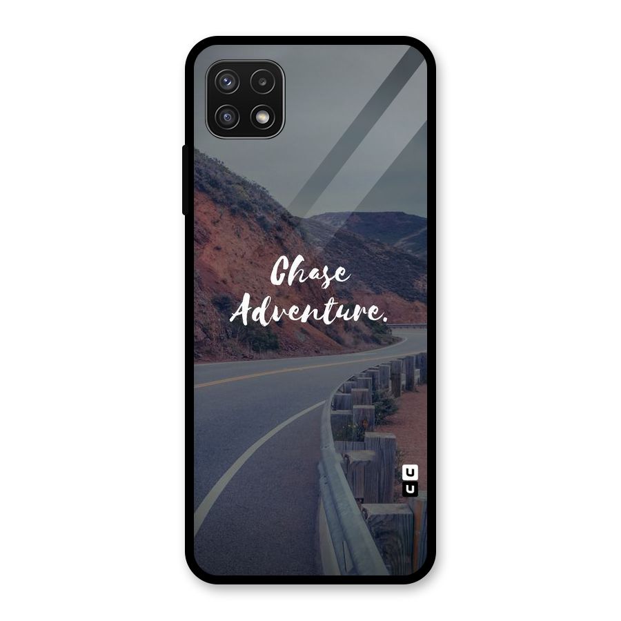 Chase Adventure Glass Back Case for Galaxy A22 5G