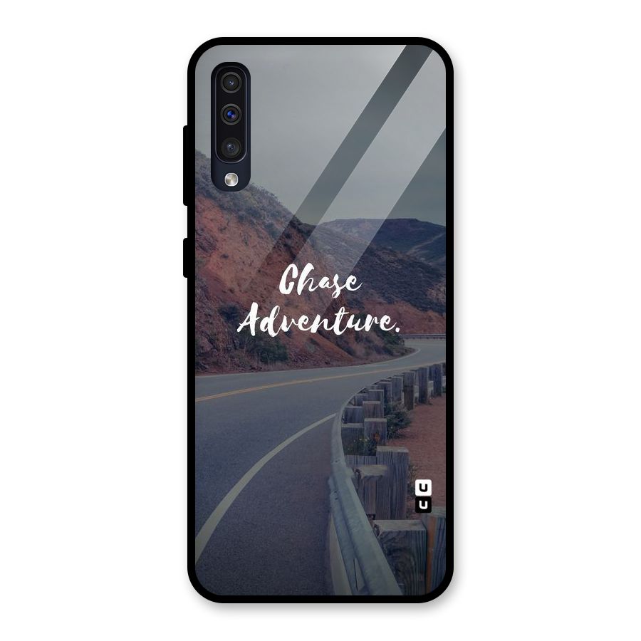 Chase Adventure Glass Back Case for Galaxy A50