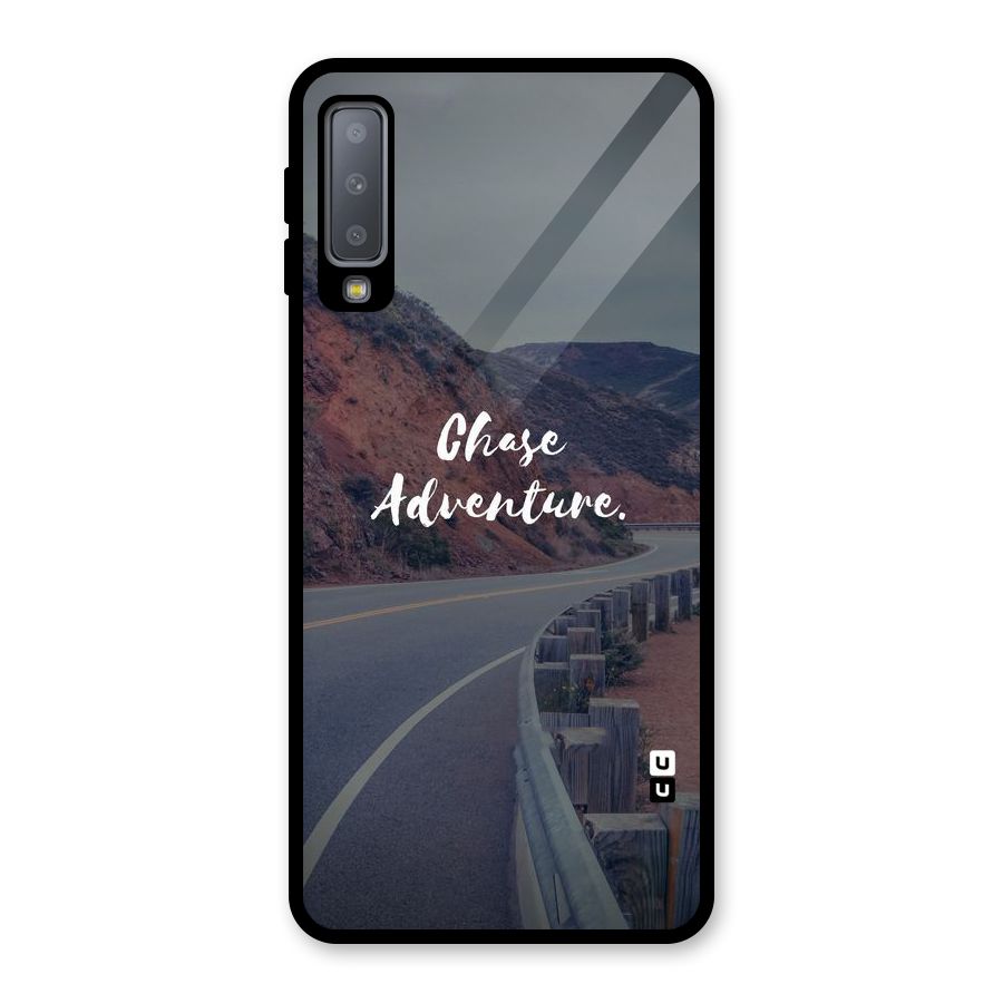 Chase Adventure Glass Back Case for Galaxy A7 (2018)