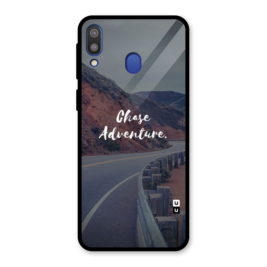 Chase Adventure Glass Back Case for Galaxy M20