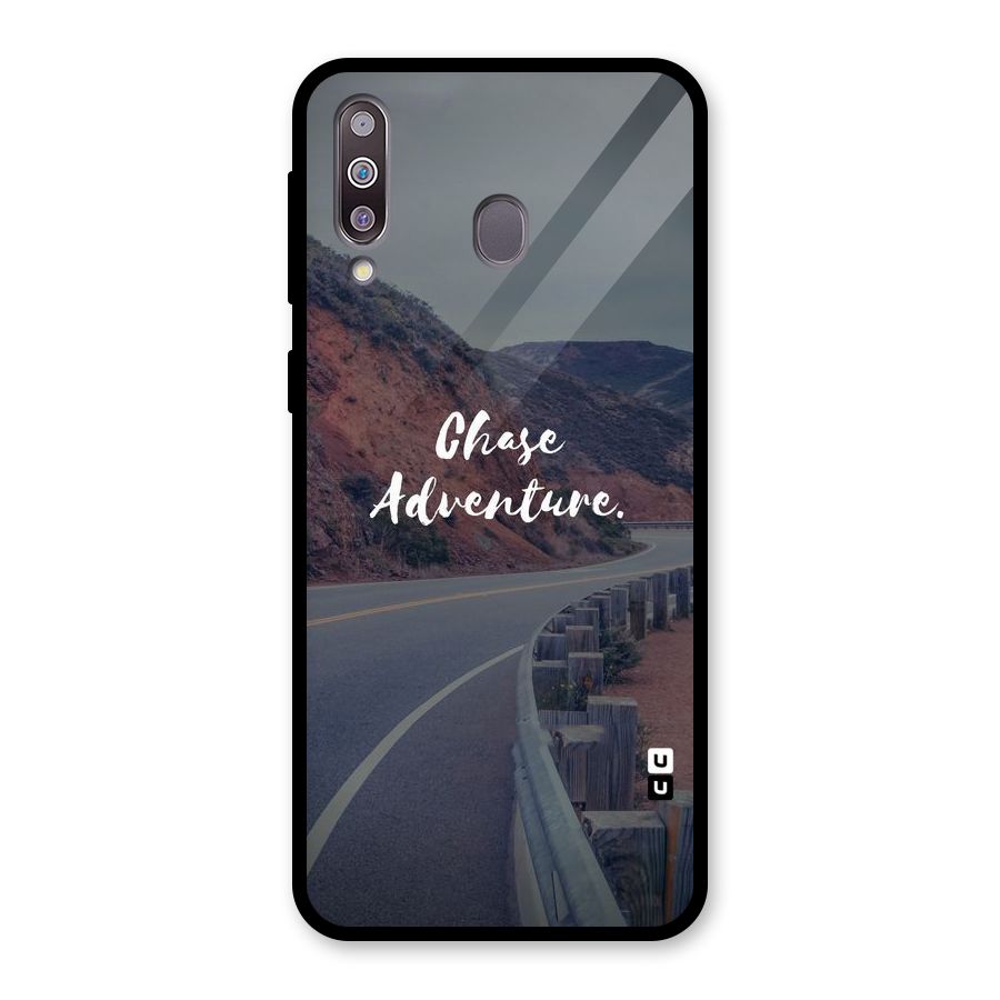 Chase Adventure Glass Back Case for Galaxy M30
