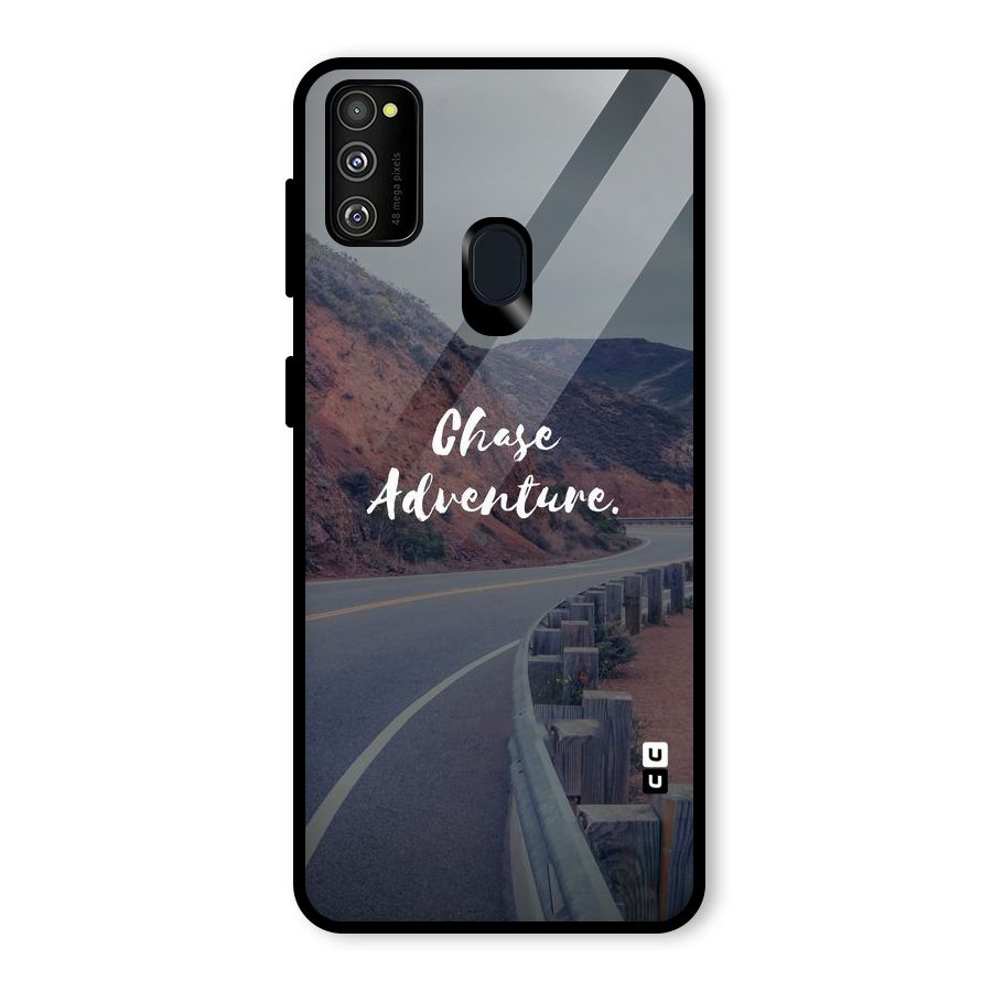 Chase Adventure Glass Back Case for Galaxy M30s