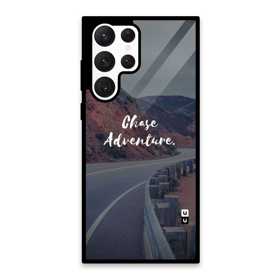 Chase Adventure Glass Back Case for Galaxy S22 Ultra 5G